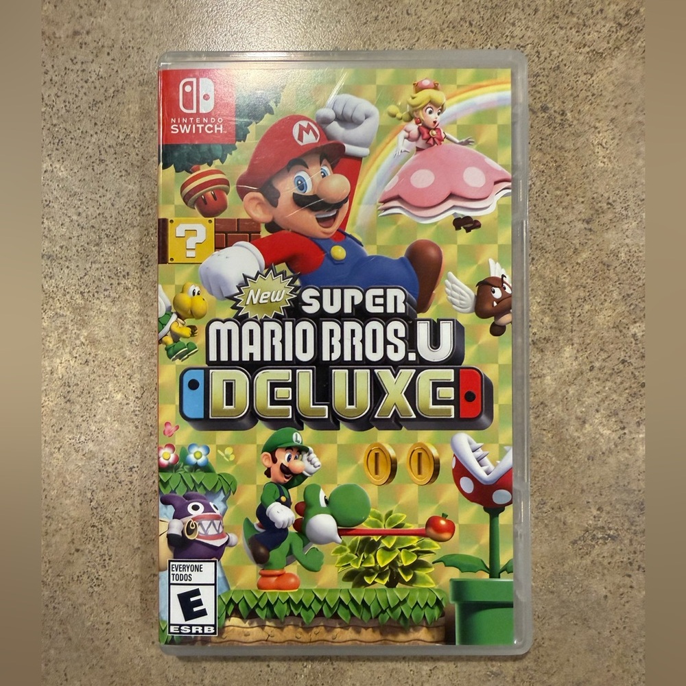 *NO GAME* New Super Mario Bros. U Deluxe - Nintendo Switch Case Only - Good